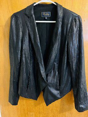 Buckley Tailors sequin blazer jacket, size 2